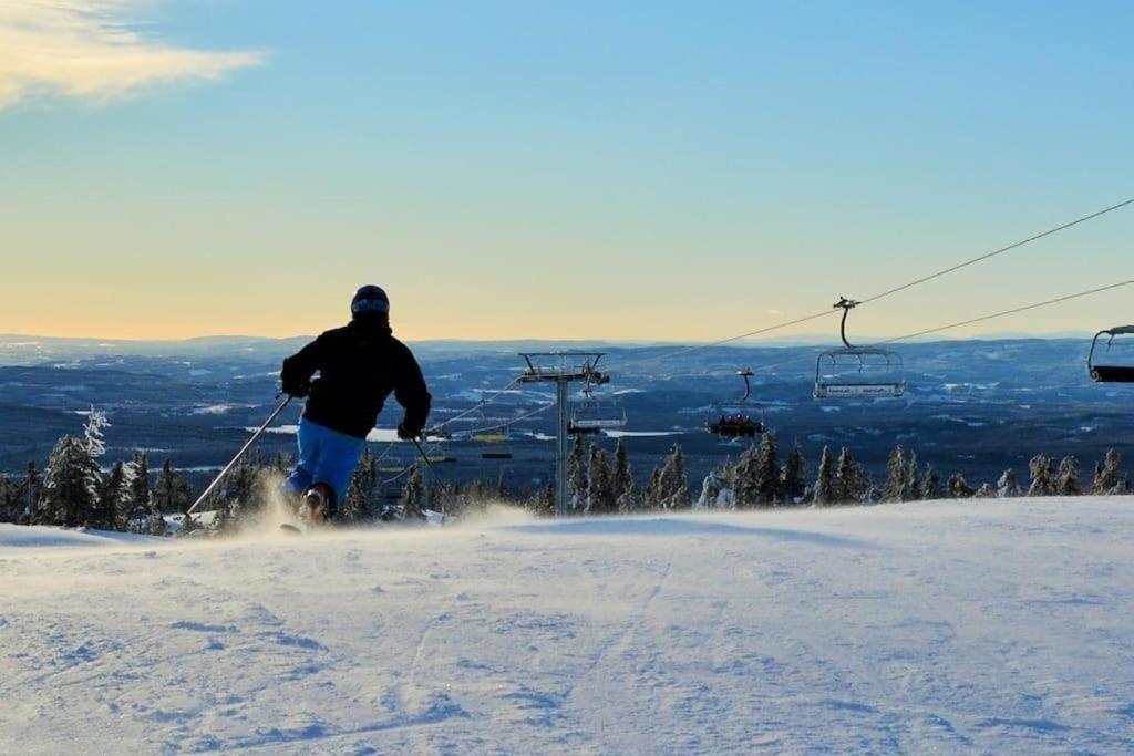 Leilighet Med Panoramautsikt Sjusjoen Innendors Parkering Ngoại thất bức ảnh