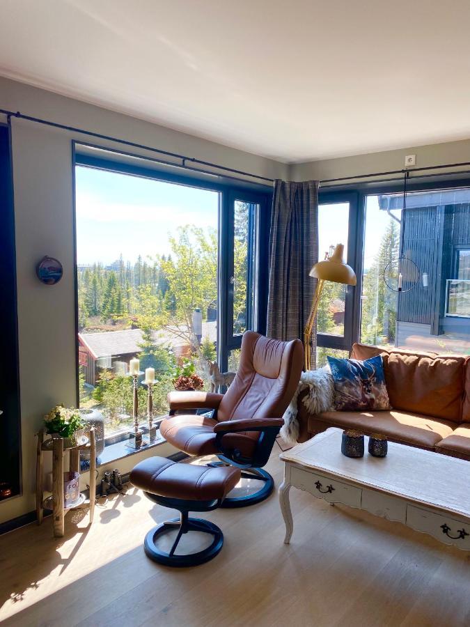 Leilighet Med Panoramautsikt Sjusjoen Innendors Parkering Ngoại thất bức ảnh